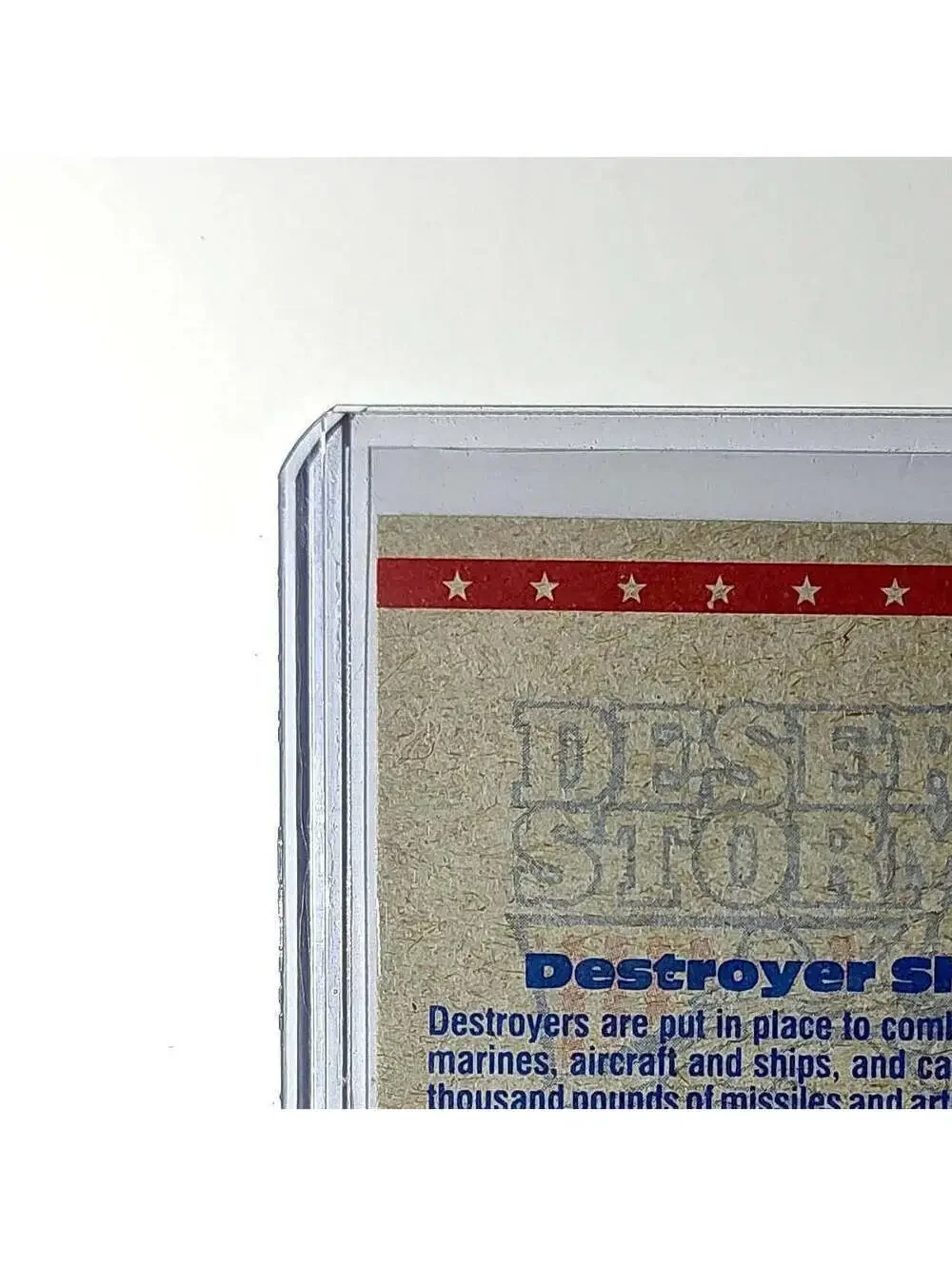 Destroyers 1991 Topps Desert Storm #58 Card